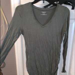 Olive V neck from motherhood